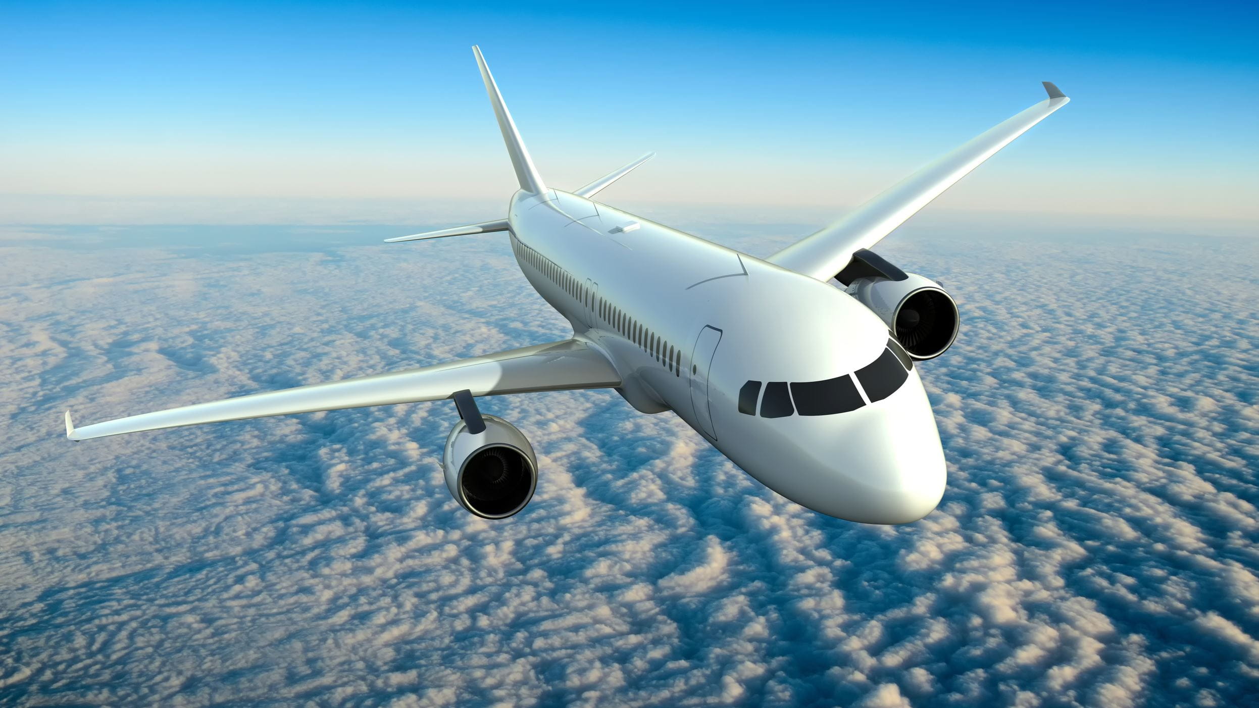 Airplane in the sky